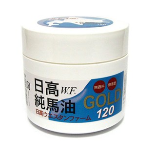 日本北海道GOLD日高純馬油W.F日高馬油120ml✿