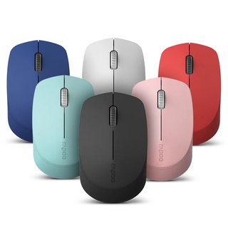 米特3C數位–RAPOO 雷柏 M100 Silent多模式無線滑鼠-黑/綠/粉紅/白/藍/紅