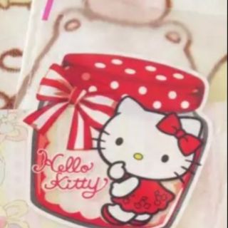 Hello Kitty 糖果罐印花 自黏opp袋