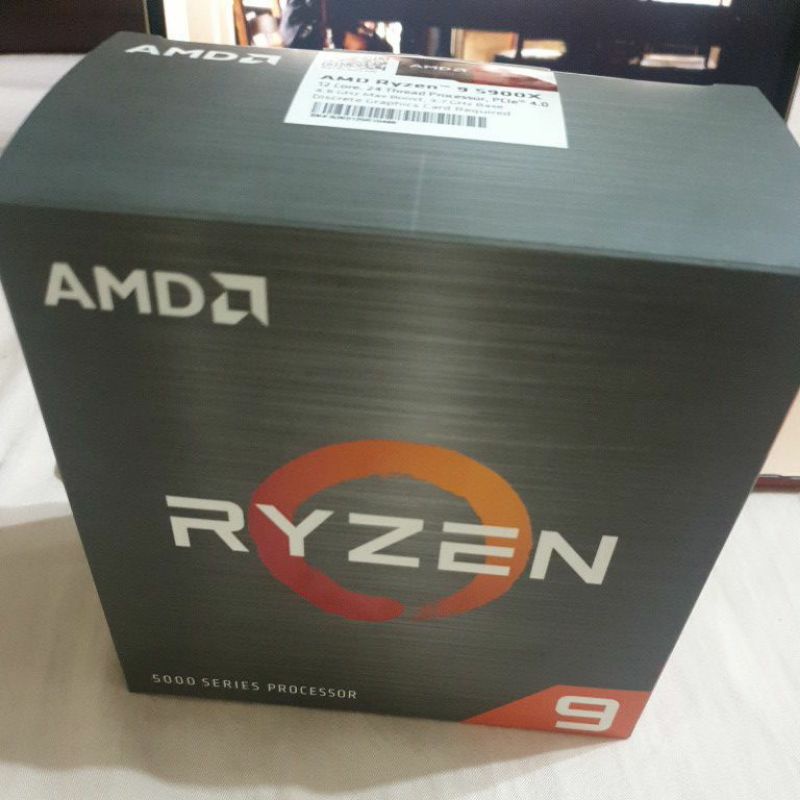 Amd Ryzen9  5900X   7月購入  附證明（限面交 雙北）原價屋購入