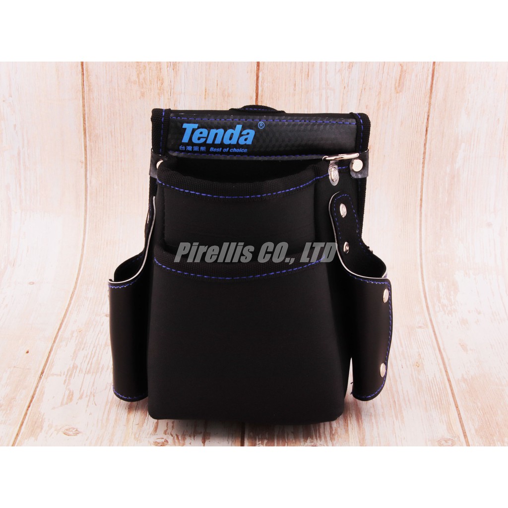 【南陽貿易】台灣製 TENDA 黑熊 日式 電工包 HA-A202 工具袋 腰掛式 板模 水電 釘袋 工具包 工具袋