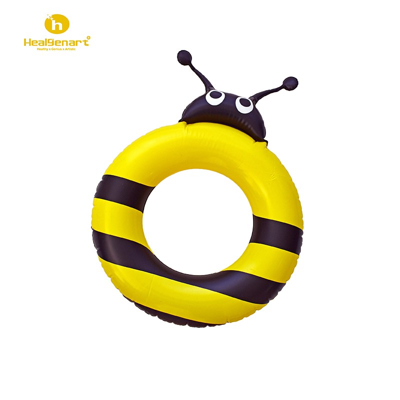 【Healgenart】CUTEBEE蜜蜂泳圈 兒童泳圈 卡通泳圈 游泳 戲水 腋下泳圈 浮圈 動物泳圈 充氣泳圈