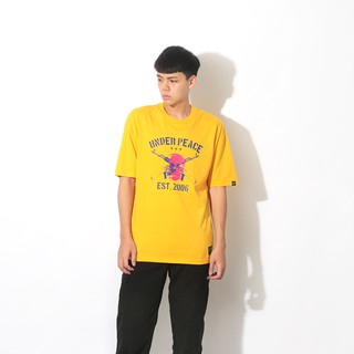 UNDER PEACE 18AW 雙槍骷髏寬版短TEE ESSENCE / OVERSIZE TEE