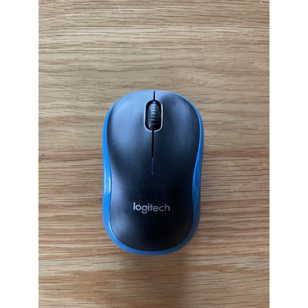 Logitech 羅技 無線滑鼠 M185 藍色