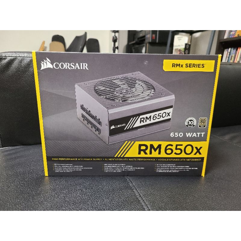 Corsair 海盜船 金牌 RM650x 電源供應器  二手 PSU