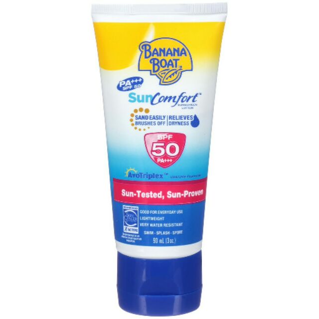 BANANA BOAT 香蕉船Sun Comfort 淨日清爽防曬乳液 SPF50 PA+++