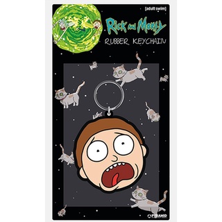 【瑞克和莫蒂】Rick and Morty - (Morty Terrified Face) 英國進口鑰匙圈