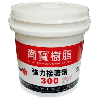 南寶樹脂300 強力接著劑/白膠 3kg(加侖裝)