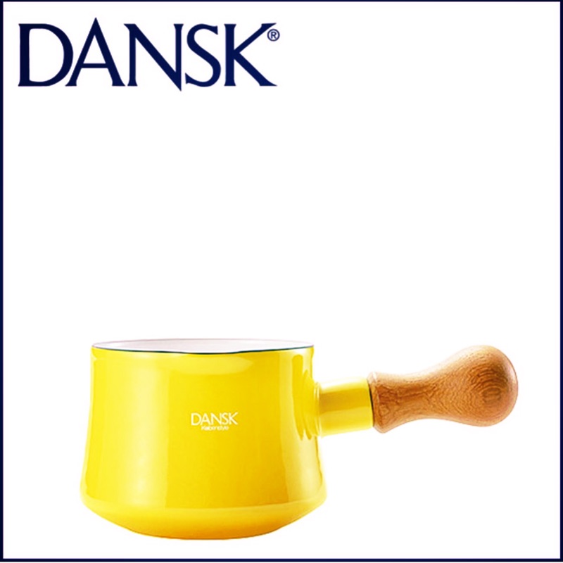【宇彤媽日本代購】『✈️ 現貨！日本帶回』DANSK牛奶琺瑯鍋(黃色)
