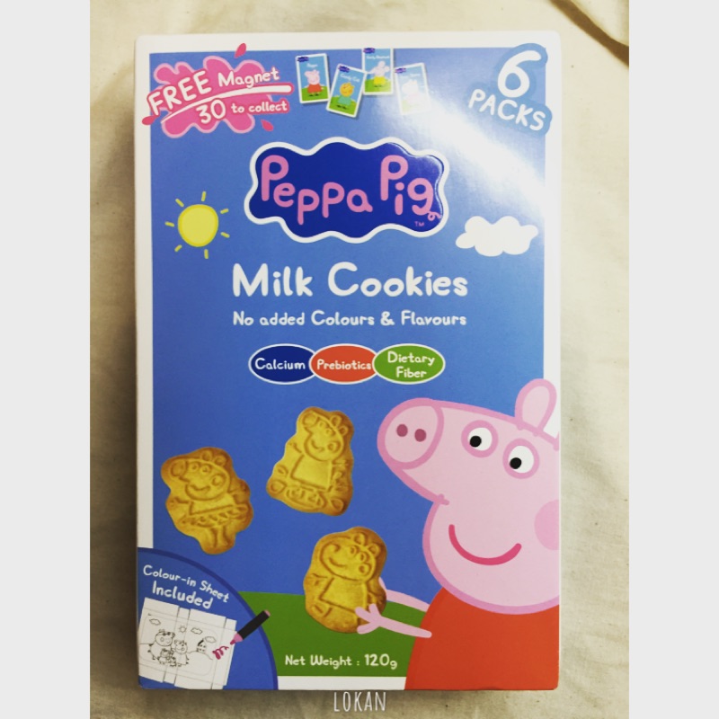 香港代購🌟佩佩豬//peppa pig 牛奶餅乾 &amp; 果汁軟糖