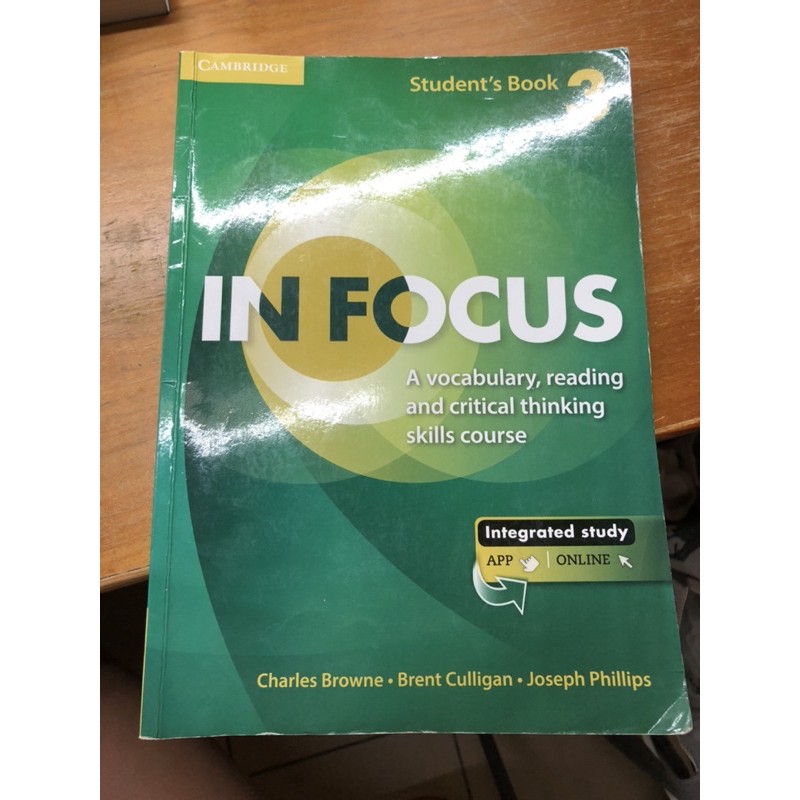 《二手便宜》in focus3：student’s book CAMBRIDGE