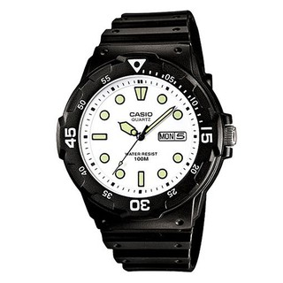 【CASIO】潛水風DIVER LOOK系列錶-黑X白(MRW-200H-7E)正版宏崑公司貨