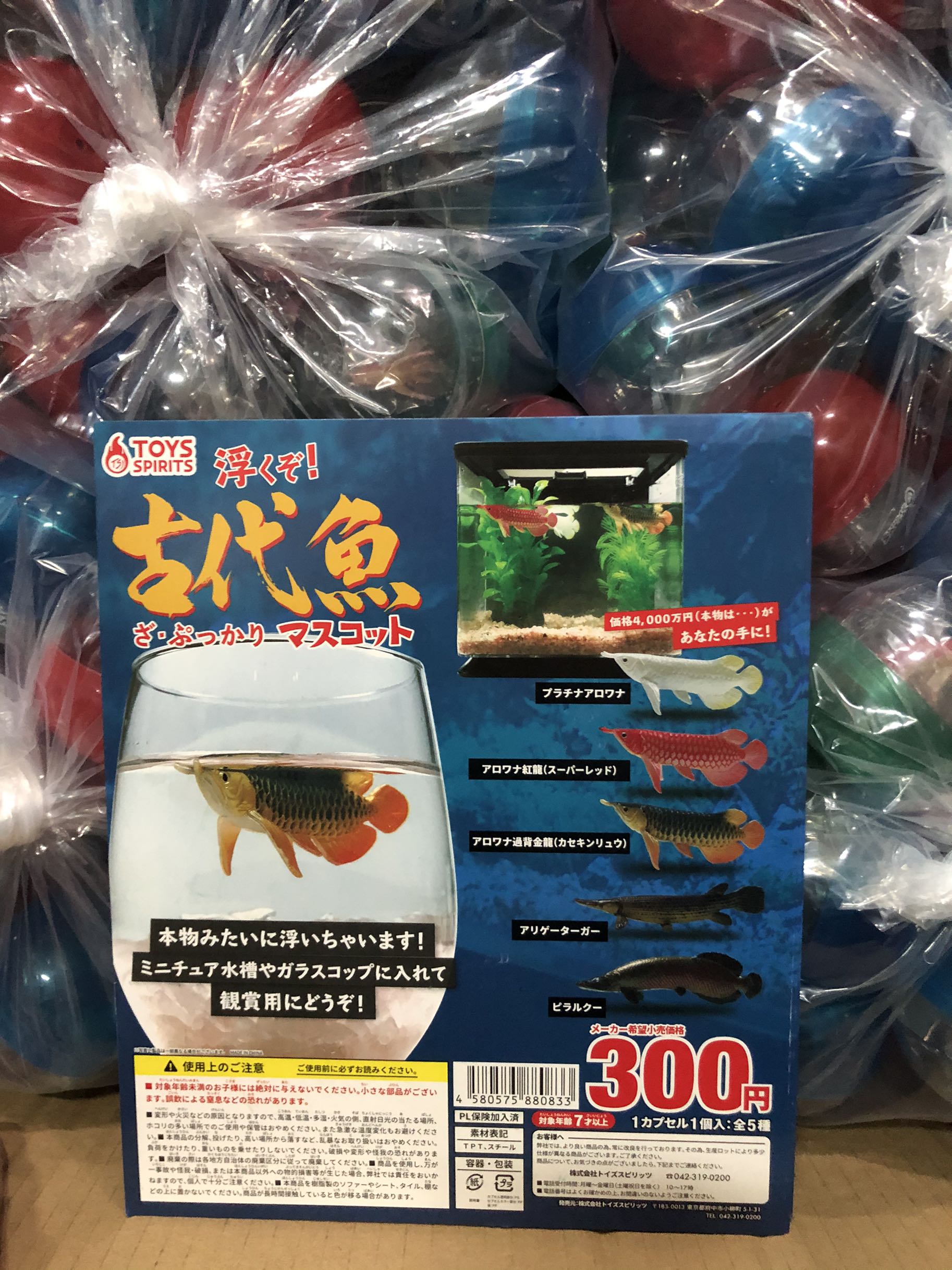 精品動漫周邊 扭蛋toys Spirits 仿真迷你水上漂浮的古代魚金銀紅龍雀鱔現貨 蝦皮購物