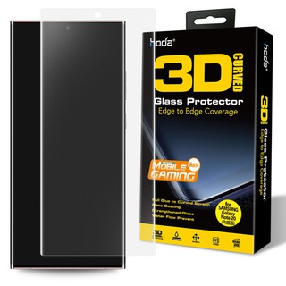 Samsung Note 20 Ultra專用 hoda 手遊專用3D防爆霧面玻璃保護貼（UV膠全貼合內縮滿版）【出清】