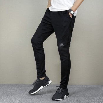 Adidas Climalite Pants 黑藍兩色 窄管薄長褲 拉鍊口袋 上寬下窄 黑CG1509/深藍DW5391