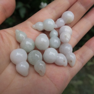 Coco緬甸玉 水潤 飽滿 小葫蘆一手10粒 掛件-H07 翡翠A貨 現貨在臺北市
