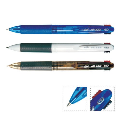【阿筆文具】三色筆 SKB文明鋼筆 IB-158原子筆(12入/打) 書寫工具 原子筆 辦公室小物