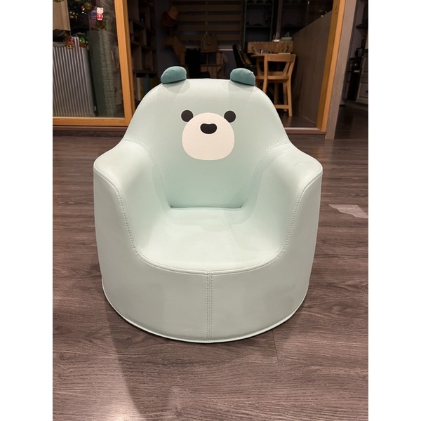 （二手）【iloom怡倫】ACO童話-寶拉白熊小沙發（藍色）兒童沙發椅