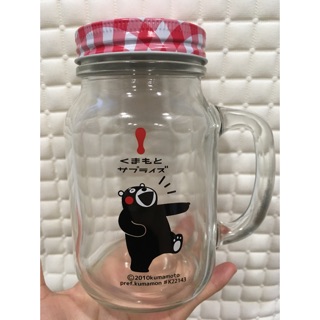 Kumamon熊本熊 庫瑪蒙 玻璃杯罐組