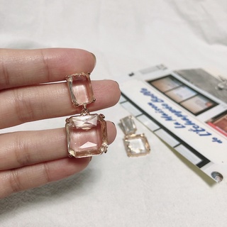 現貨🤎Old Things 蘭姆酒冰磚 法式復古耳環 透明