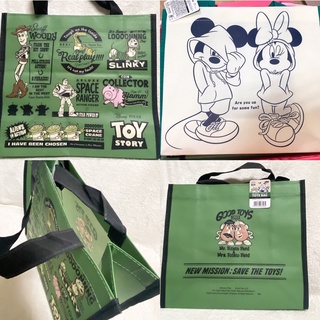 現貨 日本 迪士尼 玩具總動員 米奇 米妮 收納袋 手提袋 購物袋