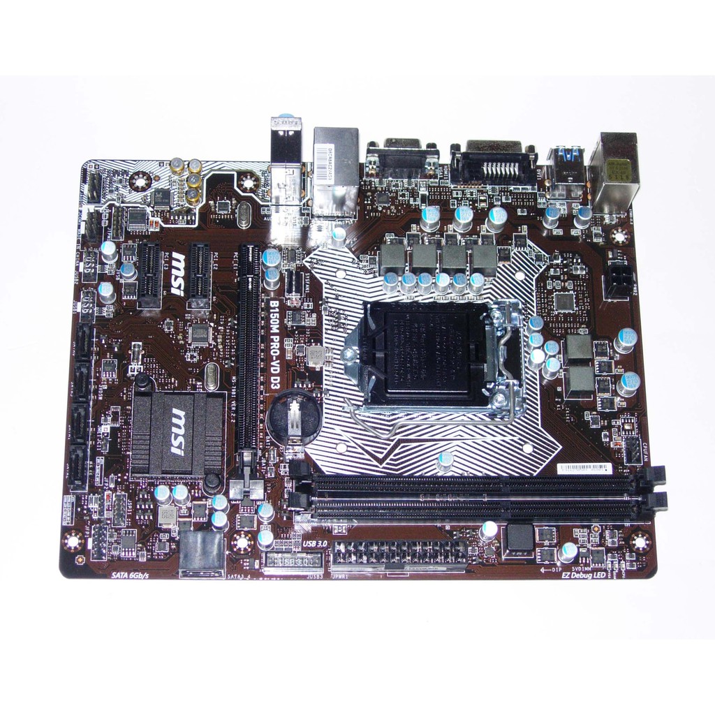 【大媽電腦】微星 B150M PRO-VD D3 主機板 1151腳位支援第6代 Intel B150晶片組 附擋板