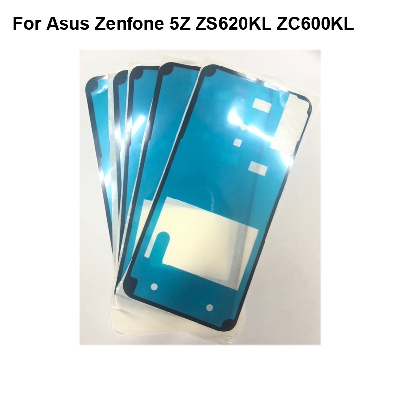 1pc 膠帶 3M 背膠電池蓋適用於華碩 Zenfone 5Z ZS620KL ZC600KL 後後門貼紙適用於華碩 Z