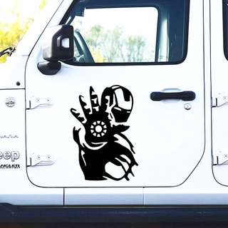 MARVEL 汽車貼紙漫威復仇者聯盟shield鋼鐵俠卡通創意裝飾門擋風玻璃摩托車電腦機箱牆
