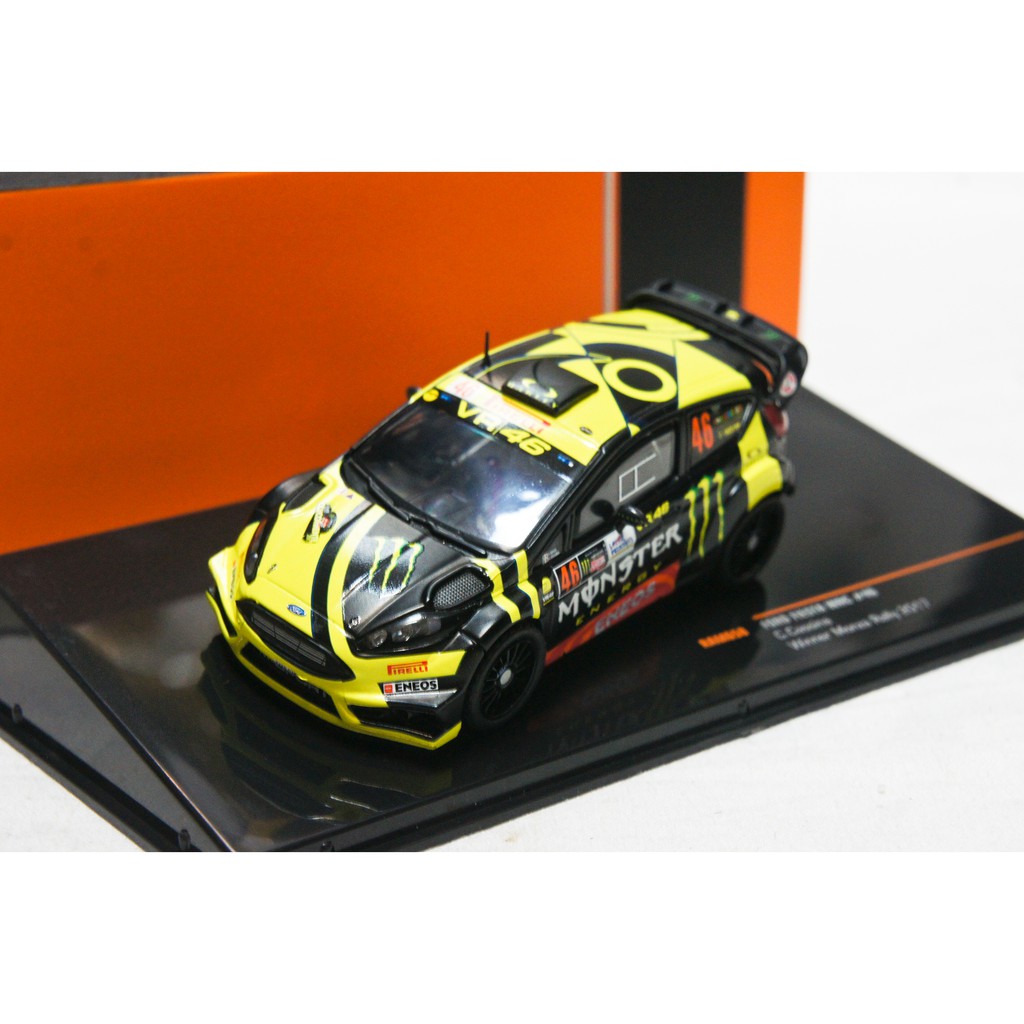 【特價】1:43 IXO Ford Fiesta RS WRC No.46 Rossi Rally Monza 2017