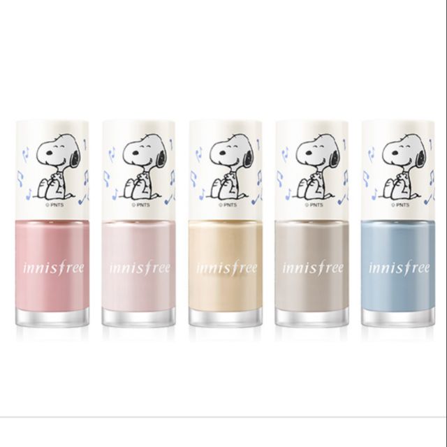 【萌貓🇰🇷代購】innisfree × Snoopy 史努比 聯名限量 指甲油 指甲彩繪貼