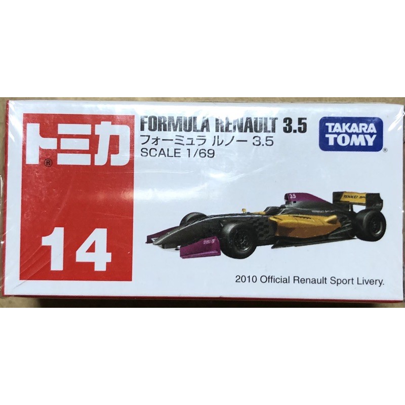 現貨 tomica 14 formula Renault 3.5