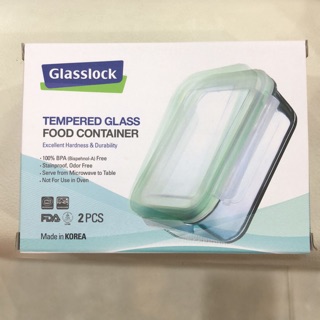 Glasslock 長方型強化玻璃保鮮盒1100ml/RP518