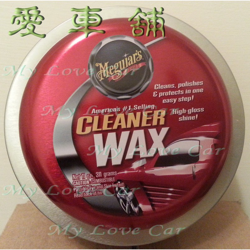 ~愛車舖~Meguiar`s 美光 A1214三合一清潔蠟 固態11oz