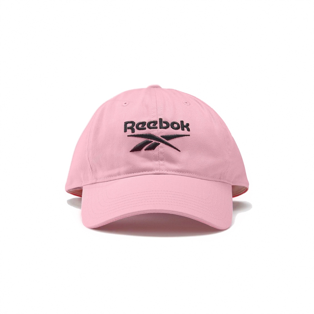 Reebok 帽子 TE LOGO Baseball Cap 男女款 粉 經典 老帽 棒球帽 【ACS】 GH1563