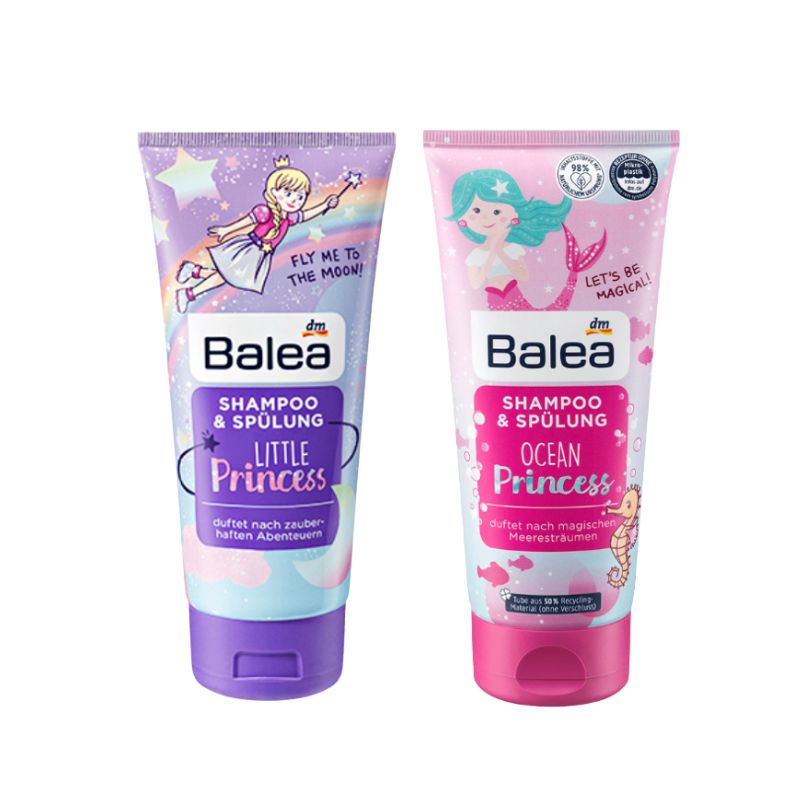 「德國代購」Balea 魔法小公主 2合1洗潤髮乳 兒童洗髮護髮乳 海洋公主