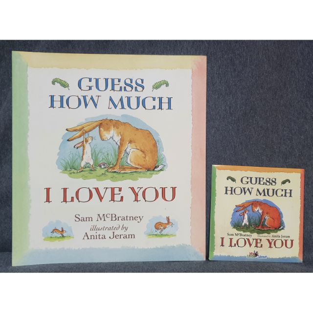 二手繪本廖彩杏老師推薦英語有聲書附cd Guess How Much I Love You 蝦皮購物