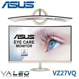 ASUS 華碩 VZ27VQ 27型 VA 曲面 螢幕 (內建喇叭+低藍光+不閃屏