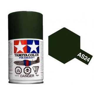(大鳥叔叔模型) TAMIYA 田宮 噴漆 86524 AS24 AS-24 DARK GREEN深綠色德軍 100ml
