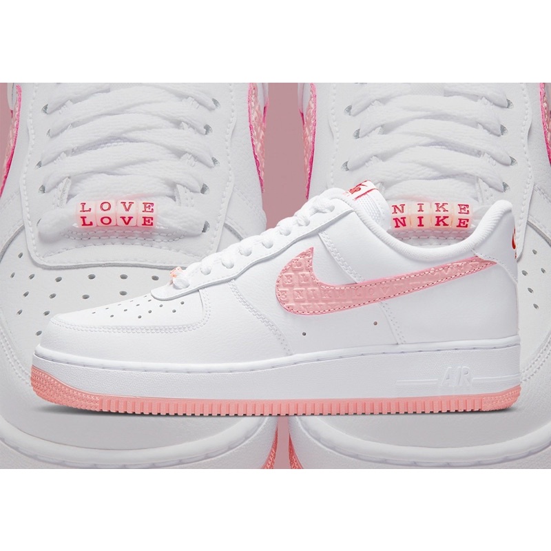 【Leein】Nike Air Force 1 Valentines Day 情人節白粉 AF1 DQ9320-100
