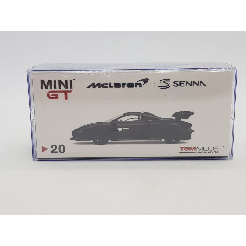 【小車停車場】Mini GT  20 McLaren Senna 黑 附膠盒