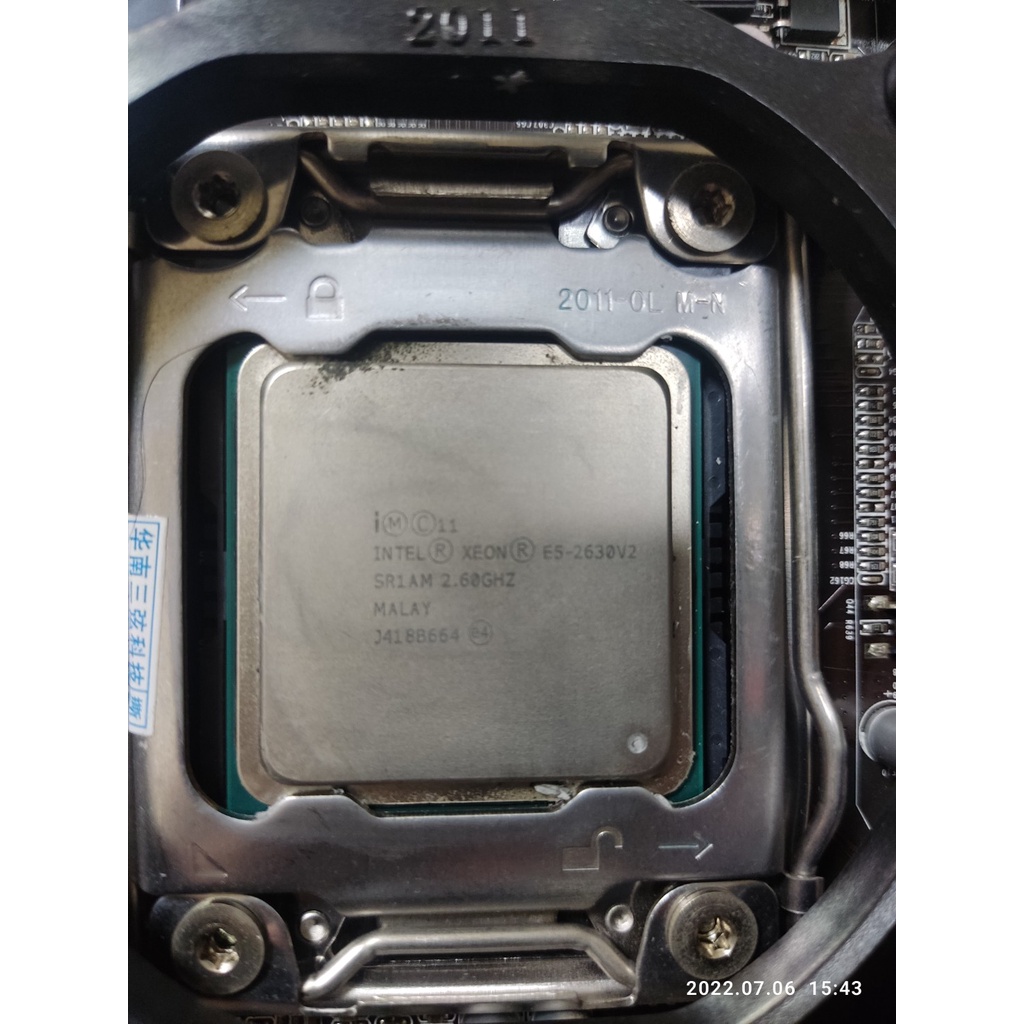 Intel XEON E5-2630V2 / X79主機板 2011針腳 / 16G記憶體 / 9500GS顯卡