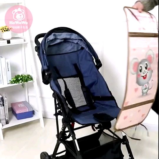推車涼蓆 雙面可用 透氣竹蓆 冰絲涼感 嬰兒 推車涼墊 推車坐墊 安全座椅涼墊 餐椅涼墊 DX0556