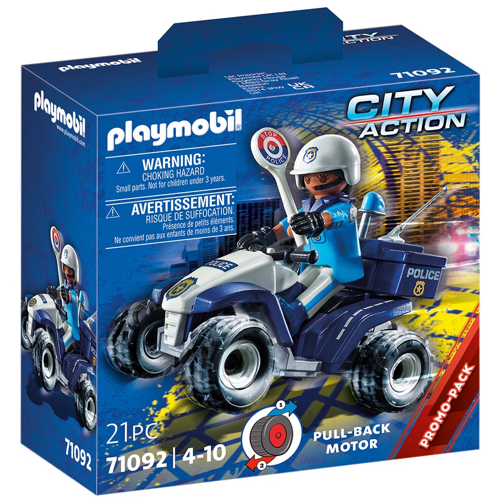 playmobil 摩比人積木 City Action 警察越野車 PM71092