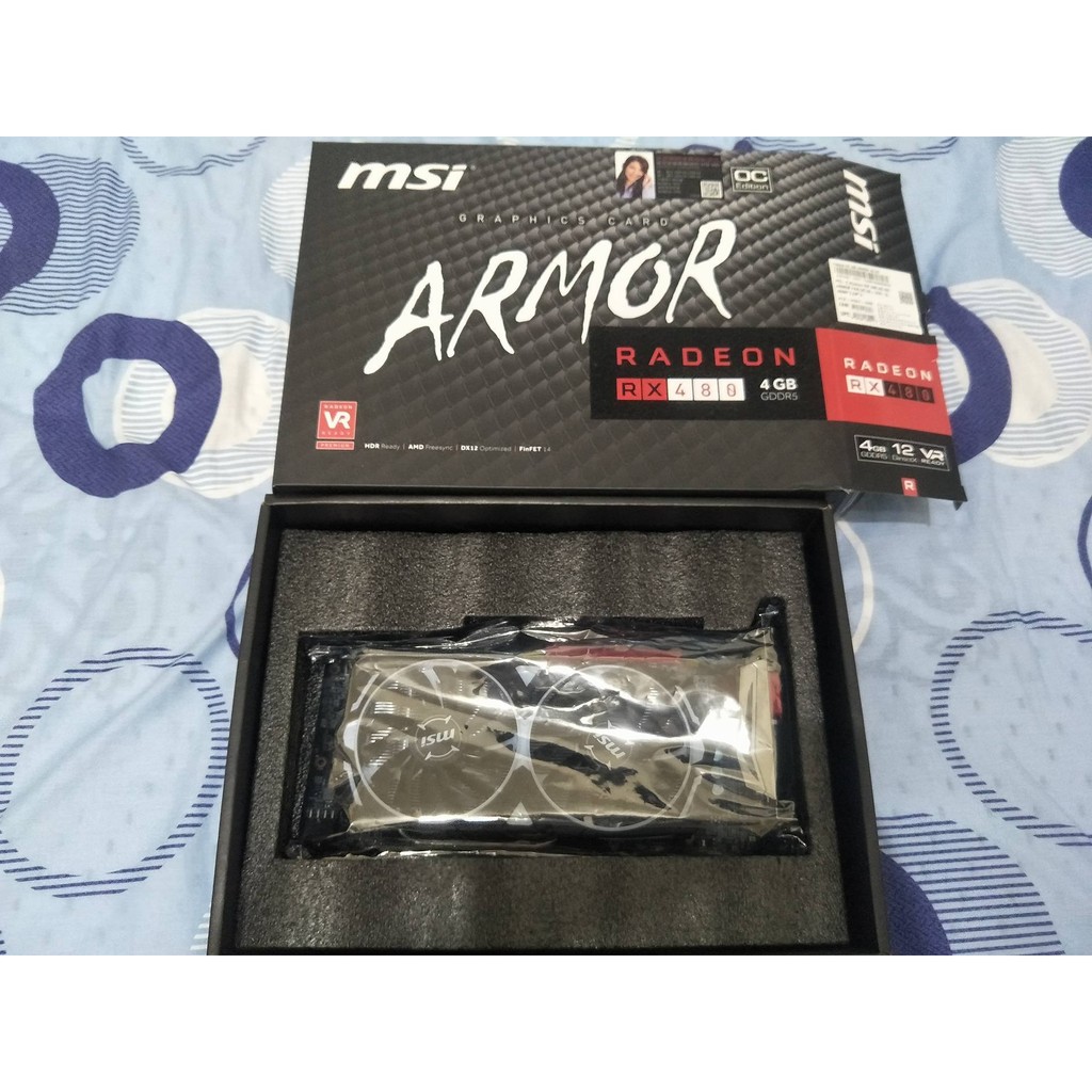 賣 msi RX480 ARMOR 4G  僅供Shengkai Su 下單