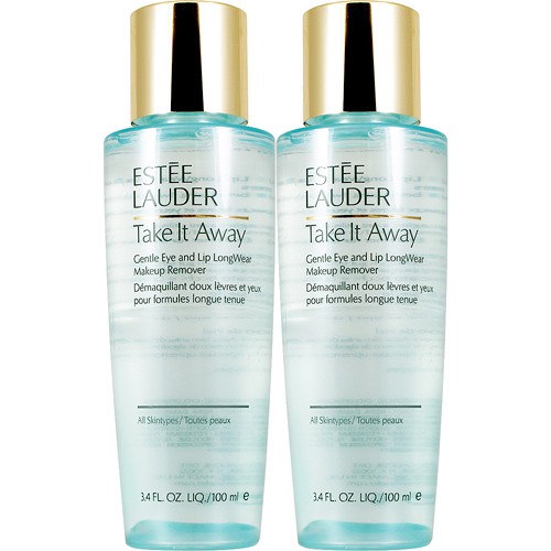 ESTEE LAUDER 雅詩蘭黛 清新淨妍眼唇卸妝液(100ml)(新版)x2【VT薇拉寶盒】