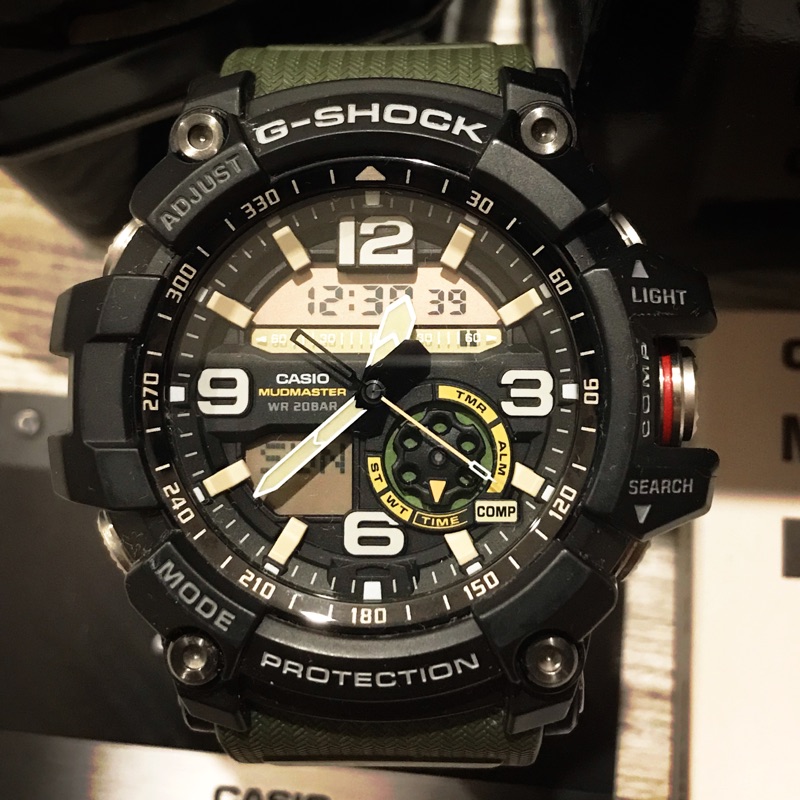 近全新 CASIO G-Shock GG-1000-1ADR 軍綠色 台灣卡西歐公司貨 泥王