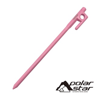 【POLARSTAR】45#鋼製營釘 30cm『粉色』P22756