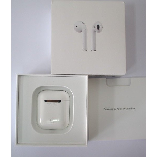 [崴勝3C] 九成新 保固中 APPLE 蘋果 AirPods2有線 (公司貨)藍芽耳機 A2031 A2032