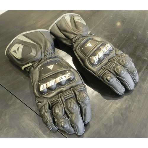 瀧澤部品 義大利DAINESE 丹尼斯 4-Stroke LONG Gloves 黑色 真皮手套 長手套 皮革 金屬護具
