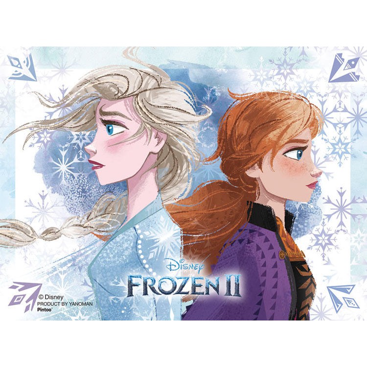 日本進口拼圖 迪士尼 Frozen 2 冰雪奇緣 2 安娜 艾莎  150片迷你塑膠拼圖 2301-28